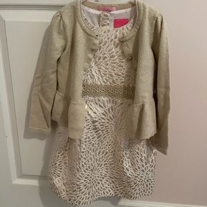 Lilly Pulitzer dress and sweater